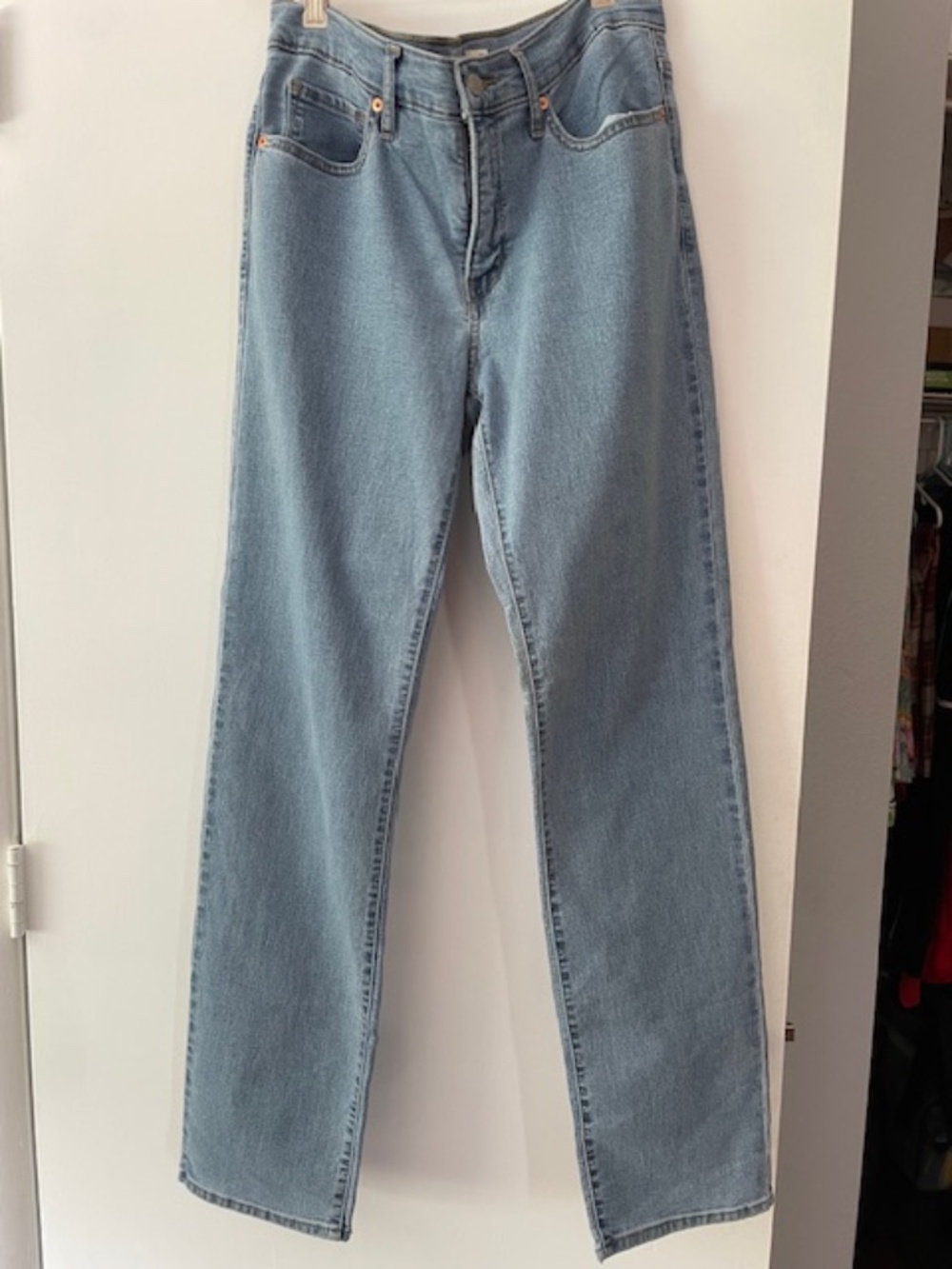 Levi's 314 Shaping Straight Jeans Women's 31x32 Light Wash
